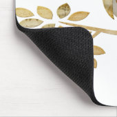 Tapis De Souris Hibou large de yeux dans l'arbre Mousepad (Coin)