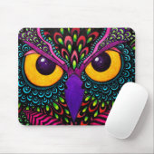 Tapis De Souris Hibou Mousepad (Avec souris)