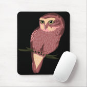 Tapis De Souris Hibou repéré mignon (Avec souris)