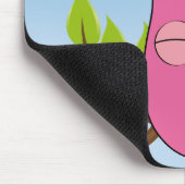 Tapis De Souris Hibou rêvant personnalisable - couleurs multiples (Coin)