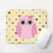 Tapis De Souris Hibou sage (Avec souris)