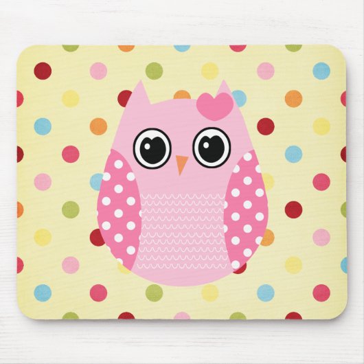 Tapis De Souris Hibou sage (Devant)