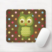 Tapis De Souris Hibou sage (Avec souris)