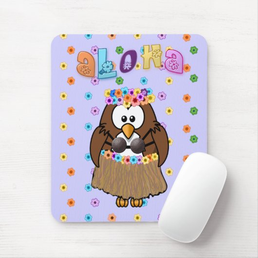 Tapis De Souris hibou wahine (Avec souris)