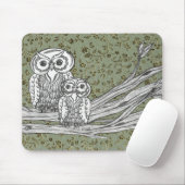 Tapis De Souris Hiboux 10 (Avec souris)