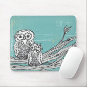 Tapis De Souris Hiboux 18 Mousepad (Avec souris)