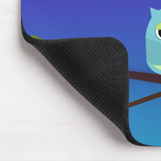 Tapis De Souris Hiboux de soirée - mousepad (Coin)
