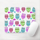 Tapis De Souris hiboux mignons (Avec souris)