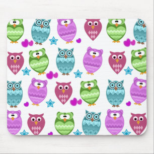 Tapis De Souris hiboux mignons