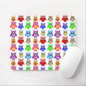 Tapis De Souris hiboux mignons (Avec souris)