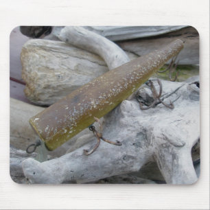 Tapis De Souris Hickey Do Swimmer Vintage Lure Mousepad