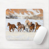 Tapis De Souris Hideout Horse Ranch, Wrangler et Horse (Avec souris)
