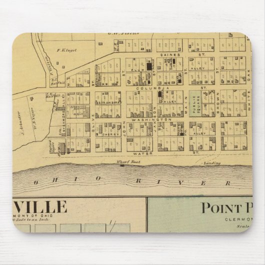 Tapis De Souris Higginsport, Ohio (Devant)