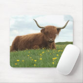 Tapis De Souris Highland Cow (Avec souris)