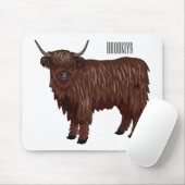 Tapis De Souris Highland cow (Avec souris)