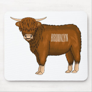 Tapis De Souris Highland cow