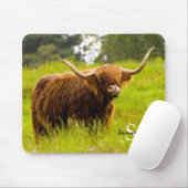 Tapis De Souris Highland Cow (Avec souris)