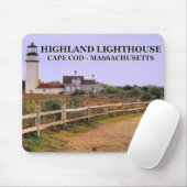 Tapis De Souris Highland Lighthouse, Massachusetts Mousepad (Avec souris)