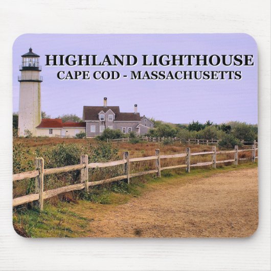 Tapis De Souris Highland Lighthouse, Massachusetts Mousepad (Devant)