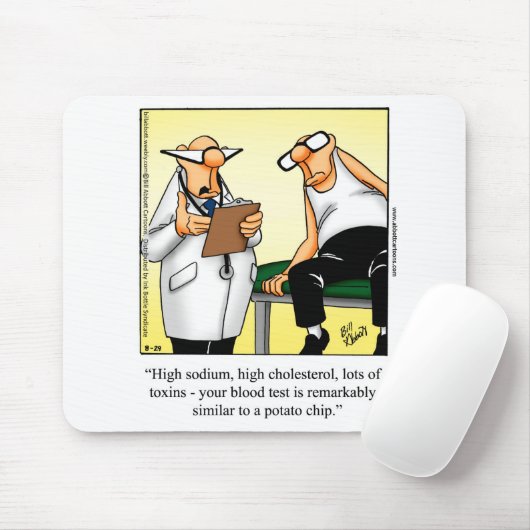 Tapis De Souris Hilarié Médicale Humour de souris (Avec souris)