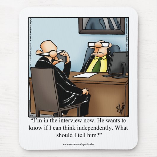 Tapis De Souris Hilarié Office Humor Mousepad Cadeau (Devant)