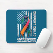 Tapis De Souris Hilarious Support Lynch Syndrome Squad Awareness (Avec souris)