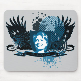 Tapis De Souris hillary clinton 08. nouvel ordre mondial.