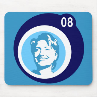 Tapis De Souris hillary clinton : bulles bleues :