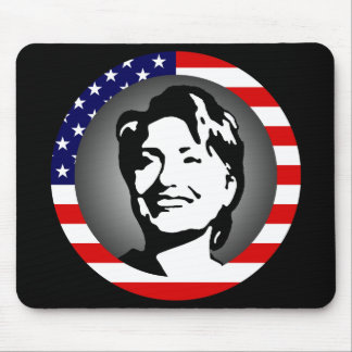 Tapis De Souris hillary clinton. drapeau américain.