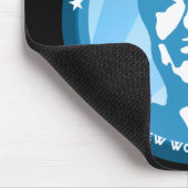 Tapis De Souris hillary clinton : rayons bleus : (Coin)