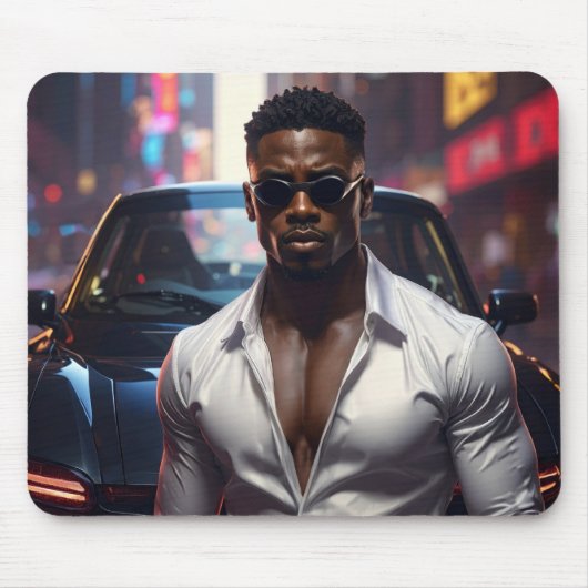 Tapis De Souris Hip Hop - American Rap Star - (Devant)