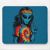 Tapis De Souris Hipe Alien Tie-dye Design  (Devant)
