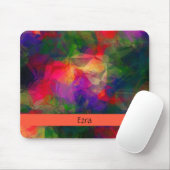 Tapis De Souris Hippie colorée rétro (Avec souris)
