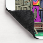 Tapis De Souris Hippie Crash Test Drôle (Coin)