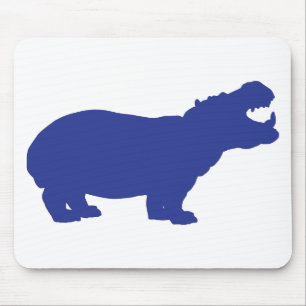 Tapis De Souris Hippo bleu