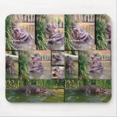 Tapis De Souris Hippo Photo Collage, Mousepad (Devant)