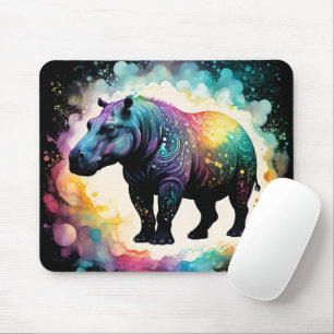 Tapis De Souris Hippo Spectral : Un Voyage Holographique