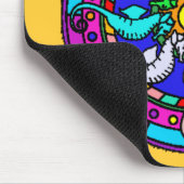 Tapis De Souris hippocampe Mousepad de mandala (Coin)