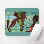 Tapis De Souris hippocampes (Avec souris)