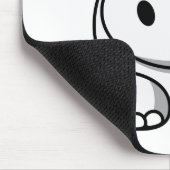Tapis De Souris Hippopotame Blanc Mignon (Coin)