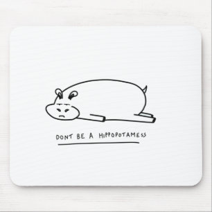 Tapis De Souris Hippopotame de Moody