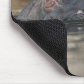 Tapis De Souris Hippopotame Mousepad (Coin)