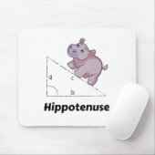 Tapis De Souris Hippotenuse Math drôle (Avec souris)