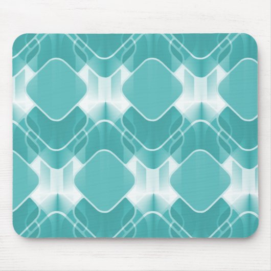 Tapis De Souris Hipster Mousepad, Turquoise (Devant)