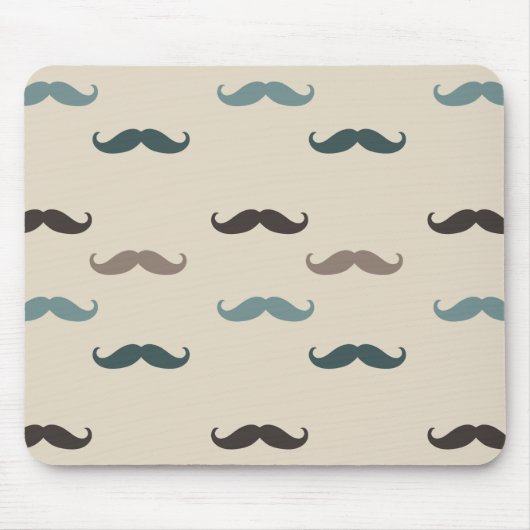 Tapis De Souris Hipster Mustaches (Devant)