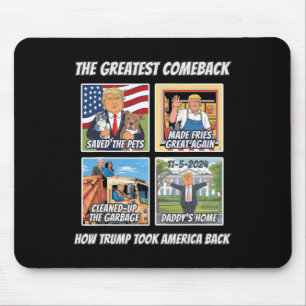 Tapis De Souris Histoire de la victoire de Trump en 2024 qui a fai