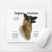 Tapis De Souris Histoire des Malinois belges ; Tout sur les Malino (Avec souris)