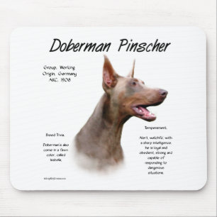 Tapis De Souris Histoire d'Isabella Doberman