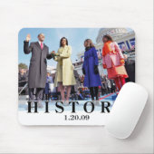 Tapis De Souris HISTOIRE : Le Président Obama Swearing In Ceremony (Avec souris)