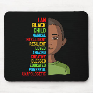 Tapis De Souris Histoire Noire S Enfants Im Mois Enfant Noir Garço